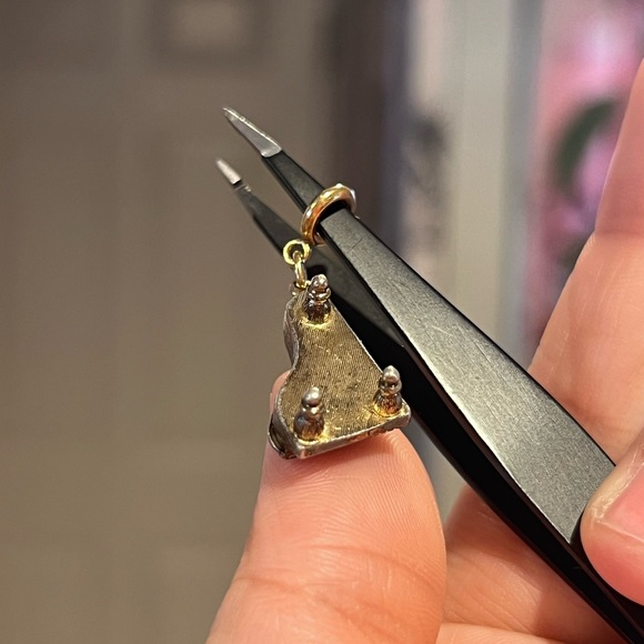 Monet Vintage Gold Mechanical Piano Charm Spring Clasp - Picture 4 of 6